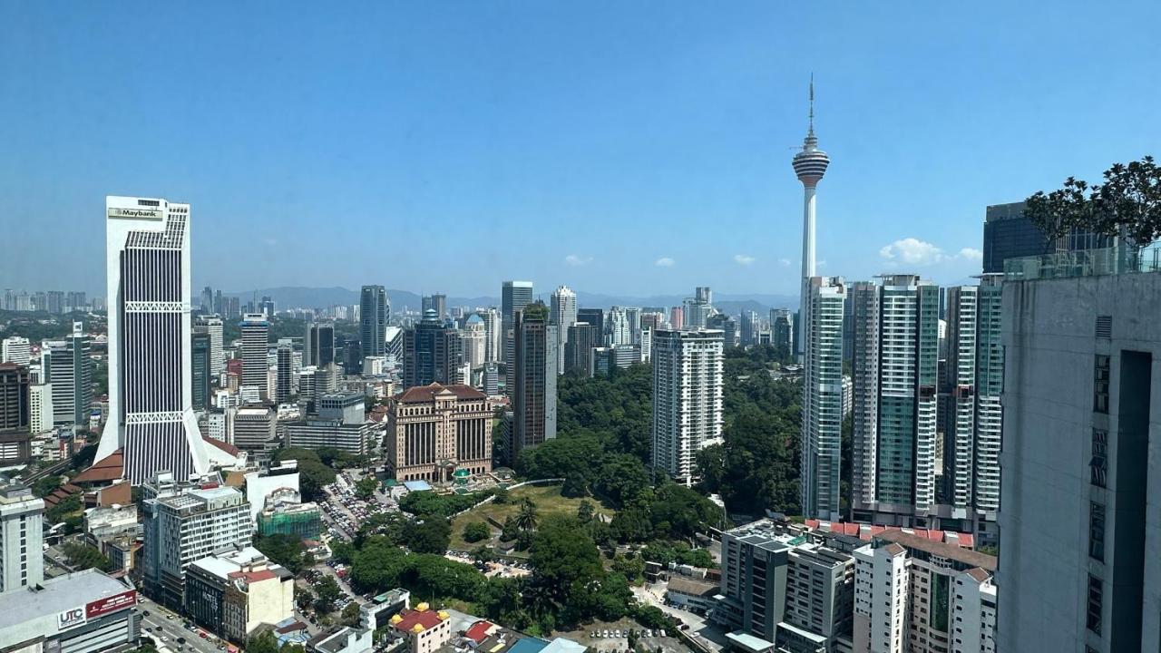 Skyline View In Bukit Bintang The Robertson 42F Apartment Kuala Lumpur Exterior foto