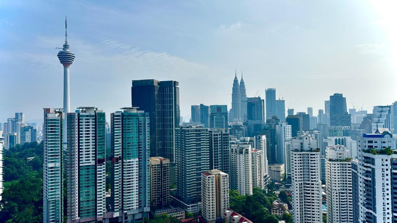 Skyline View In Bukit Bintang The Robertson 42F Apartment Kuala Lumpur Exterior foto