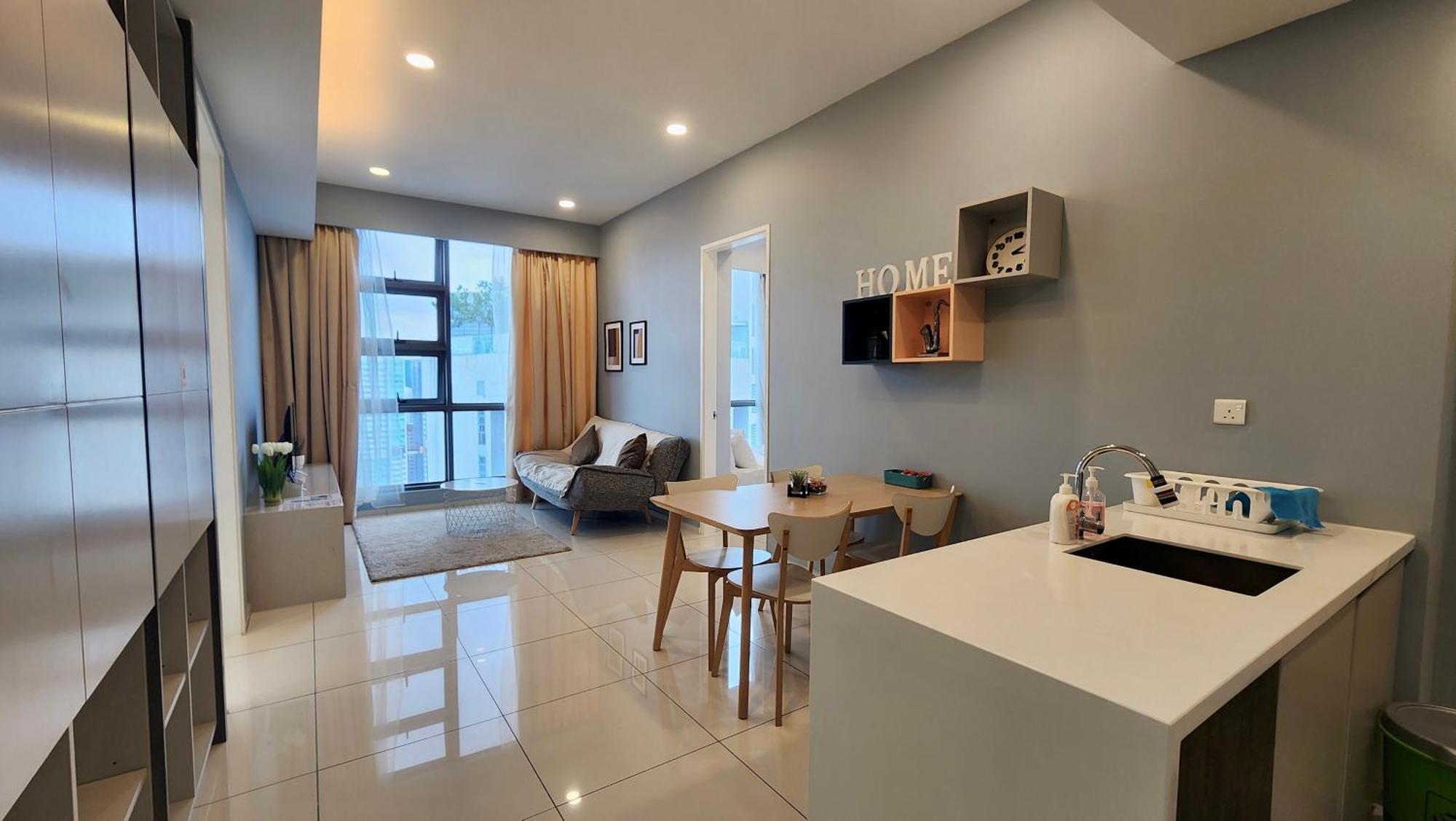 Skyline View In Bukit Bintang The Robertson 42F Apartment Kuala Lumpur Exterior foto