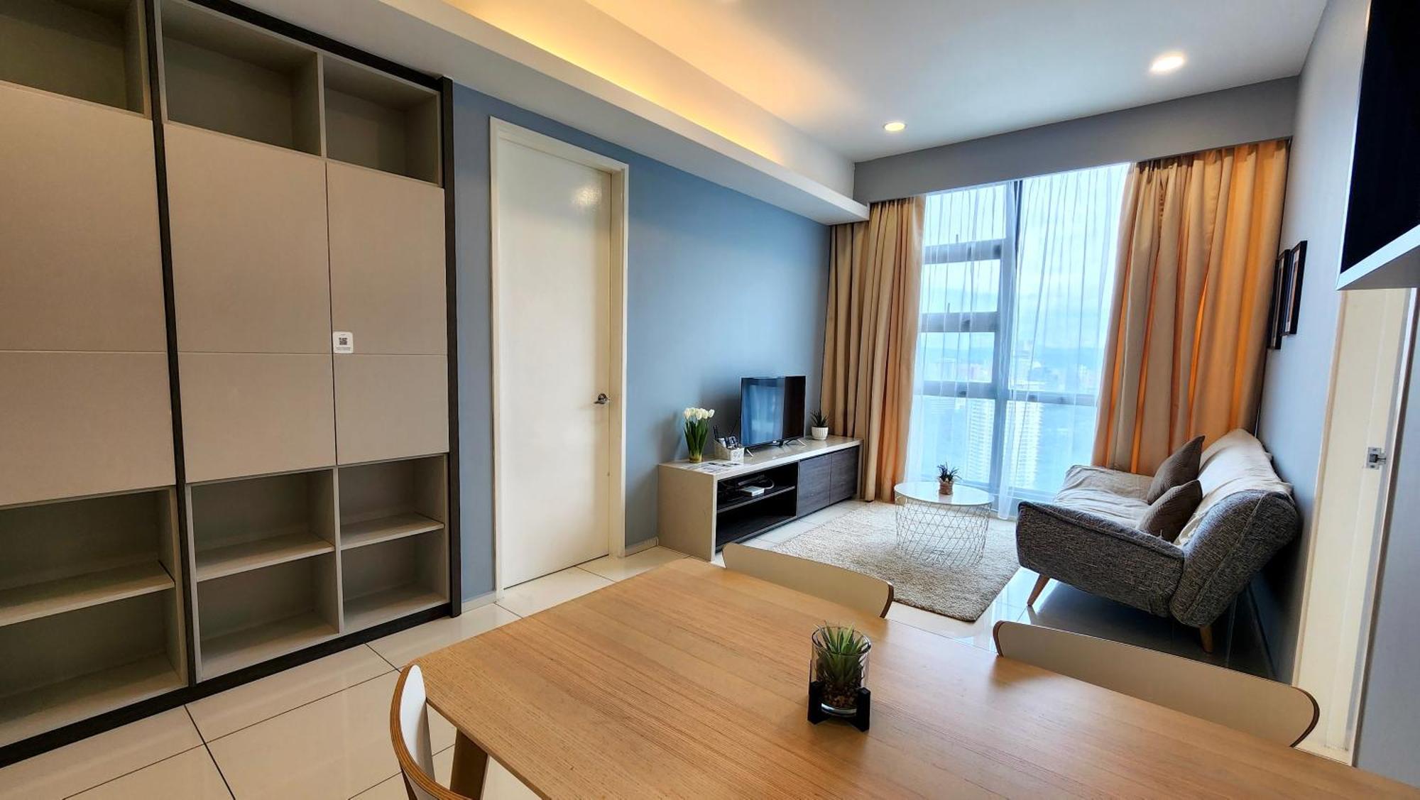 Skyline View In Bukit Bintang The Robertson 42F Apartment Kuala Lumpur Exterior foto