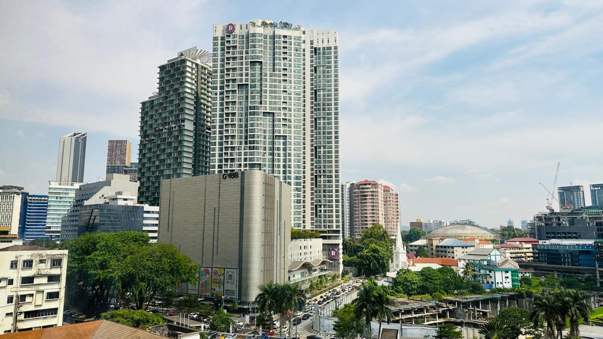Skyline View In Bukit Bintang The Robertson 42F Apartment Kuala Lumpur Exterior foto